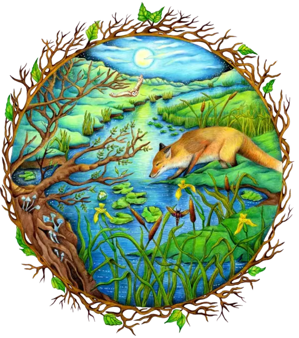 ☐ Greeting Card - By the Light of the Moon - Image 2