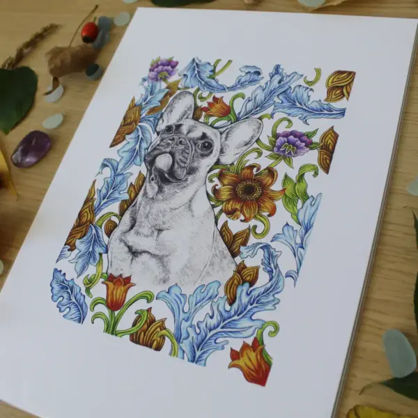 Fine Art Print - French Bulldog - Image 2