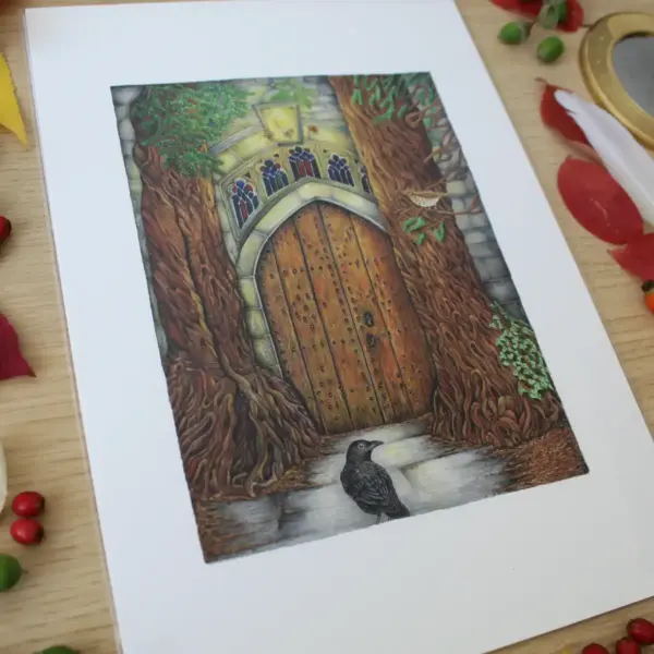 Fine Art Print - Whilst the Thrush Knocks - Image 2