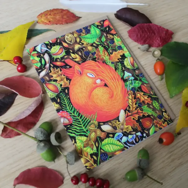 Greeting Card - Autumn Blessings (Bookmark Edition)