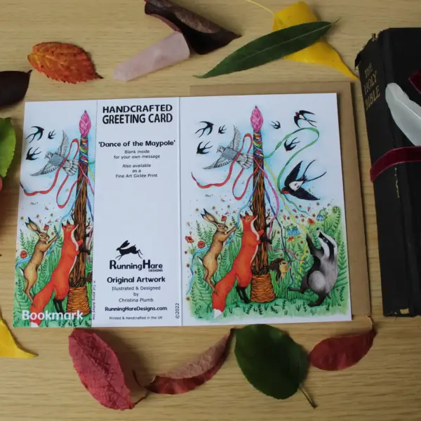 Greeting Card - Dance the Maypole (Bookmark Edition) - Image 2