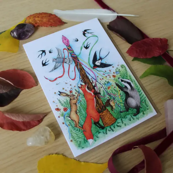 Greeting Card - Dance the Maypole (Bookmark Edition)