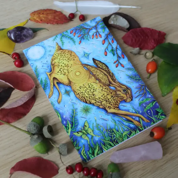 Greeting Card - Lunar Hare (Bookmark Edition)