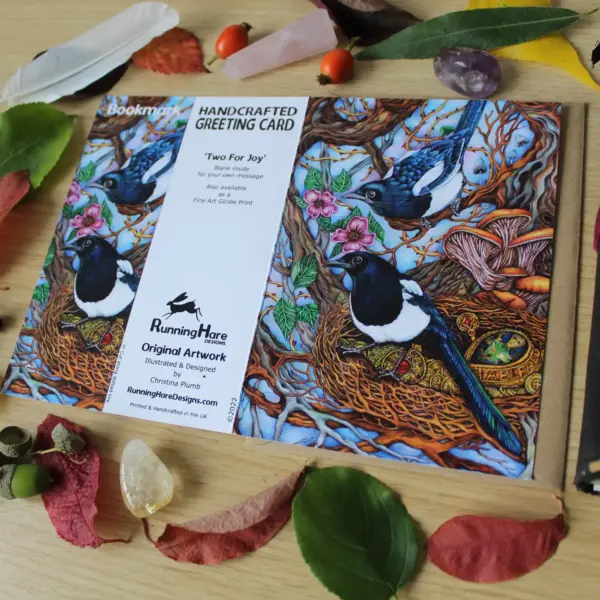 Greeting Card - Two For Joy (Bookmark Edition) - Image 2