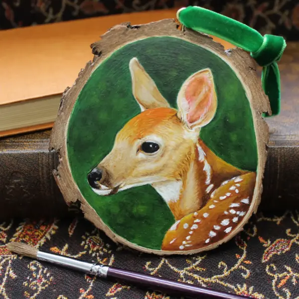 Woodslice Original Artwork - Fawn