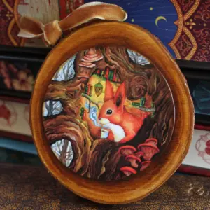Art Print Wood Slice - Hideaway