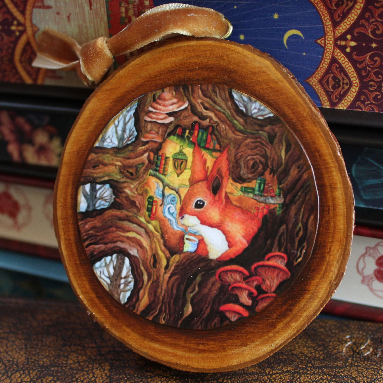 Art Print Wood Slice - Hideaway