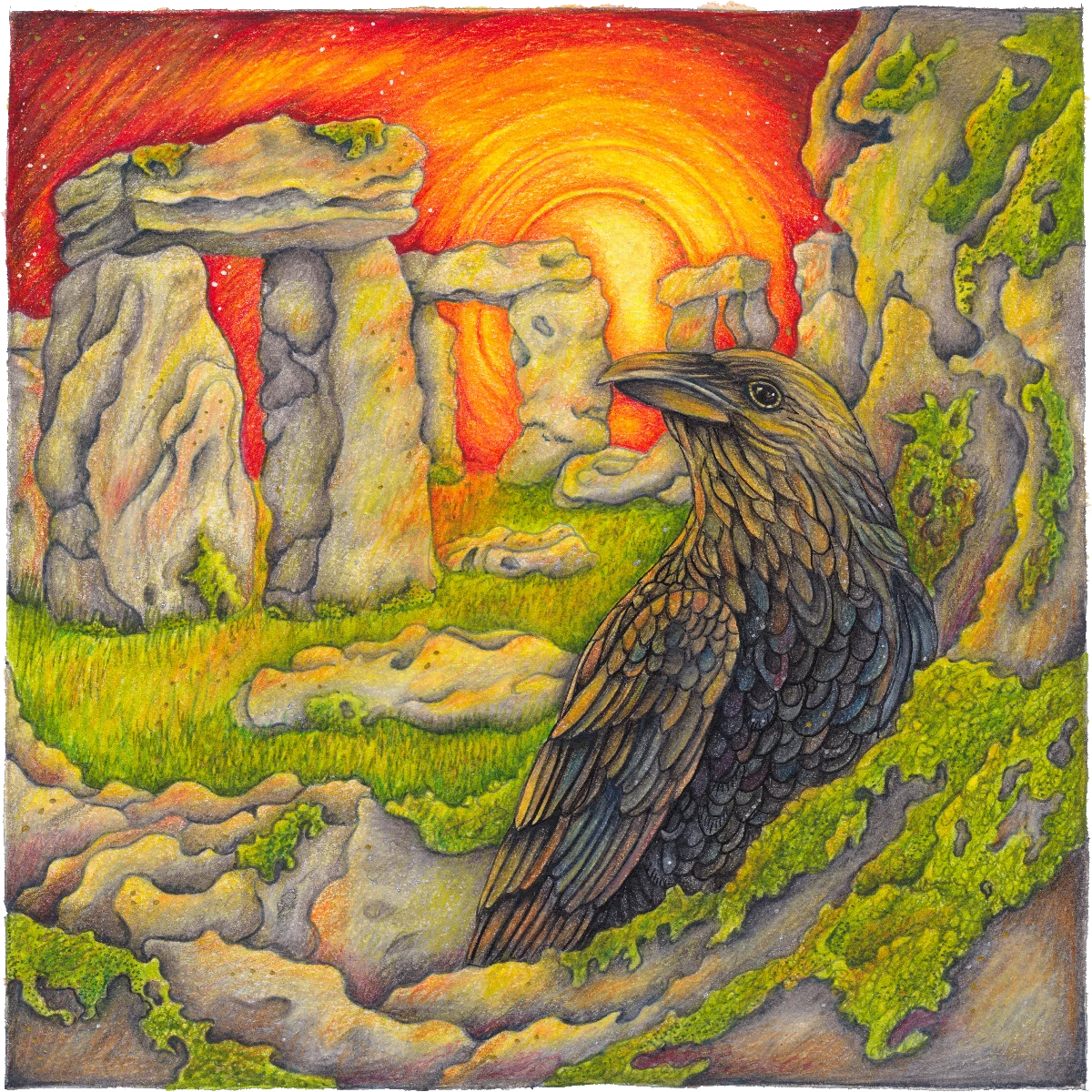 Sunrise at Stonehenge Artwork