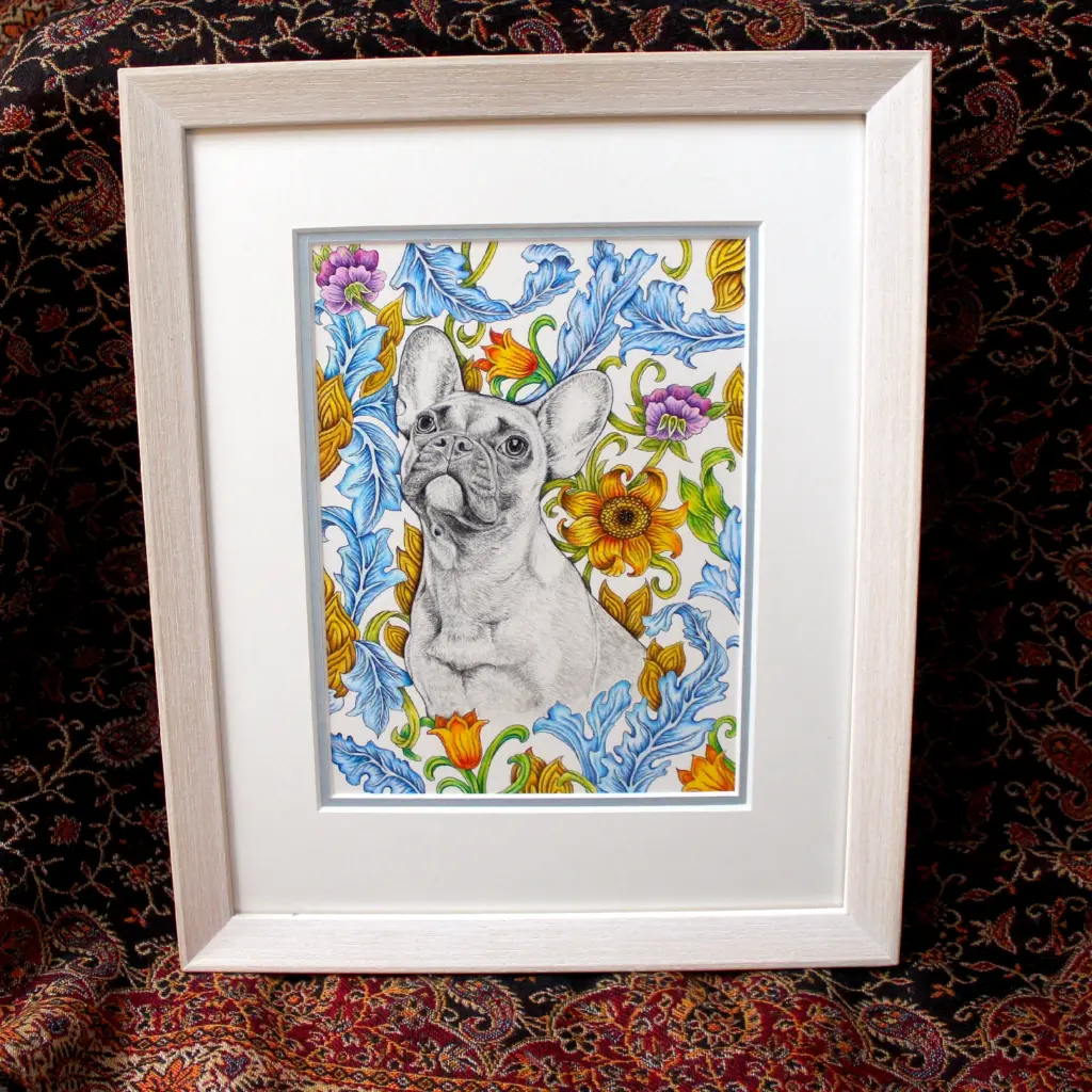 Original Art - French Bulldog (Framed)